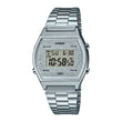 Reloj Casio Vintage B640WDG-7DF Plateado Metálico Glitter