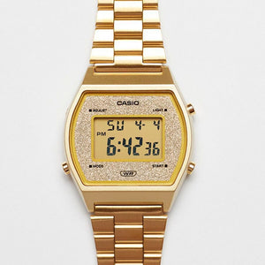 Reloj Casio Vintage B640WGG-9DF Dorado Metálico Glitter -Dando la Hora
