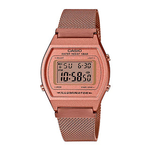 Reloj Casio Vintage B640WMR-5ADF Rosado Metálico - Dando la Hora