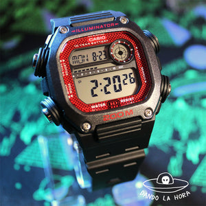 Reloj Casio Vintage DW-291H-1BVDF Pantalla Roja - Dando la Hora