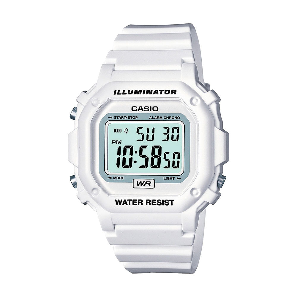 Reloj Casio Vintage F-108WHC-7BCF Blanco - Dando la Hora
