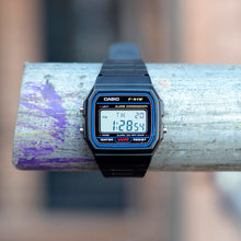 Reloj Casio Vintage F-91W-1DG Azul/Negro - Dando la Hora