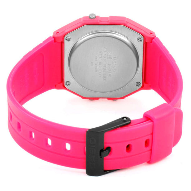 Reloj Casio Vintage F-91WC-4AEF Fucsia Digital - Dando la Hora
