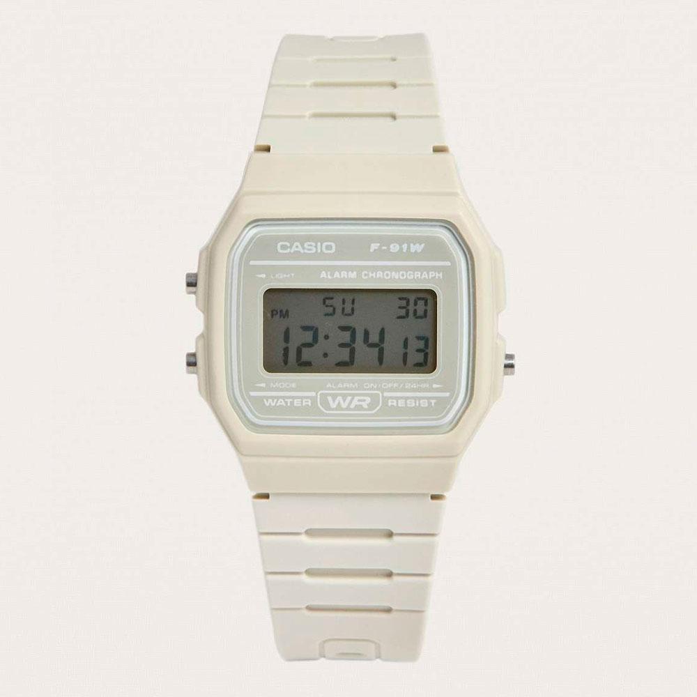 Reloj Casio Vintage F-91WC-8AEF Gris Claro Digital [EXCLUSIVO]