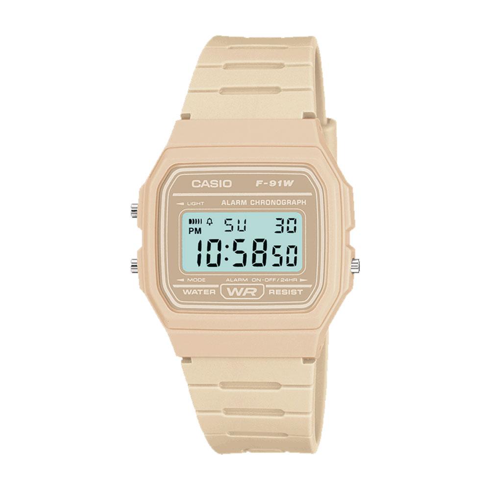 Reloj Casio Vintage F-91WC-8AEF Gris Claro Digital [EXCLUSIVO]