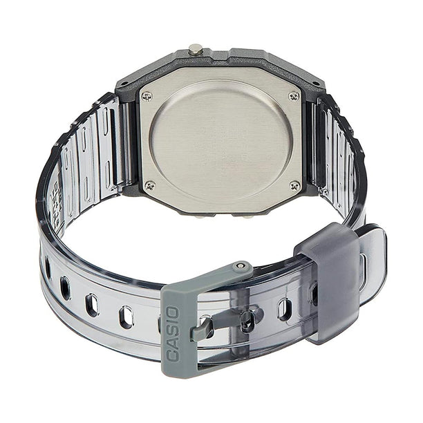 Reloj Casio Vintage F-91WS-8DF Gris Transparente - Dando la Hora