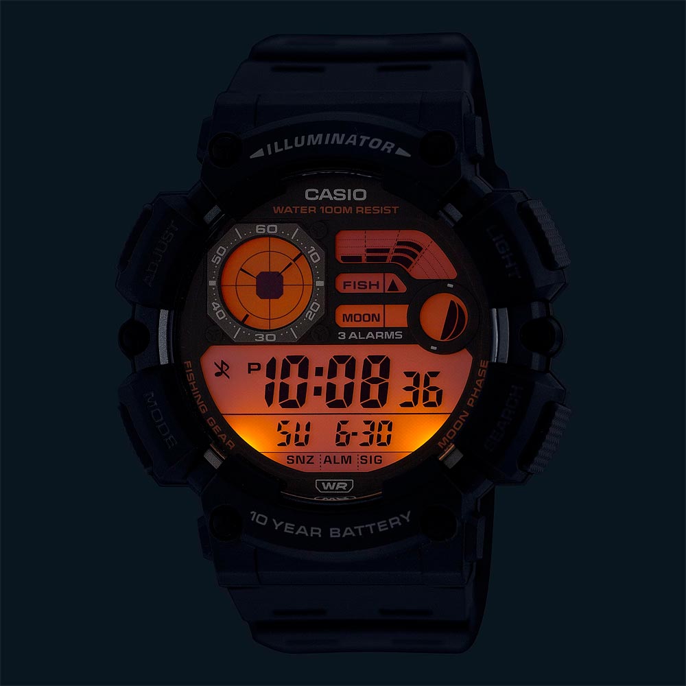 Reloj Casio Vintage Fishing Gear WS-1500H-2AV - Dando la Hora
