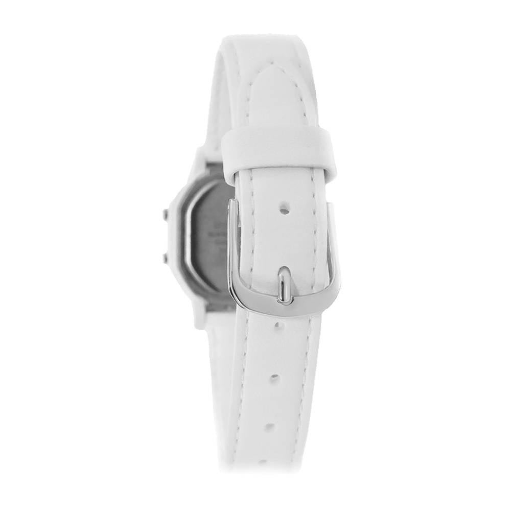 Reloj Casio Vintage LA-11WL-7A Blanco Cuero - Dando la Hora