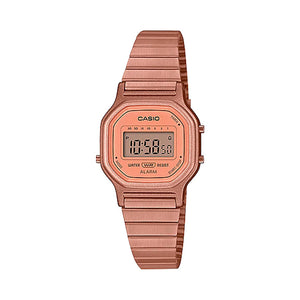 Reloj Casio Vintage LA-11WR-5ADF Rosado Metálico- Dando la Hora