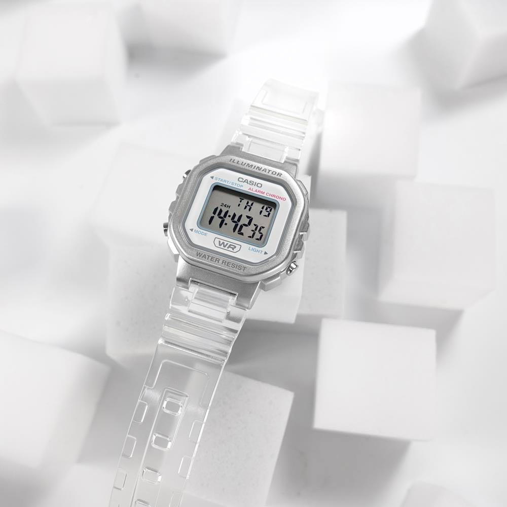 Reloj Casio Vintage LA-20WHS-7ADF Plateado - Dando la Hora
