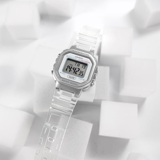Reloj Casio Vintage LA-20WHS-7ADF Plateado - Dando la Hora