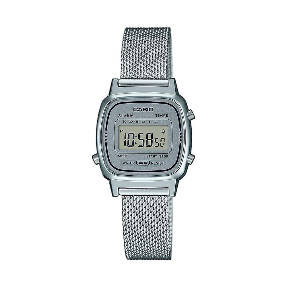 Reloj casio shop pequeño plateado
