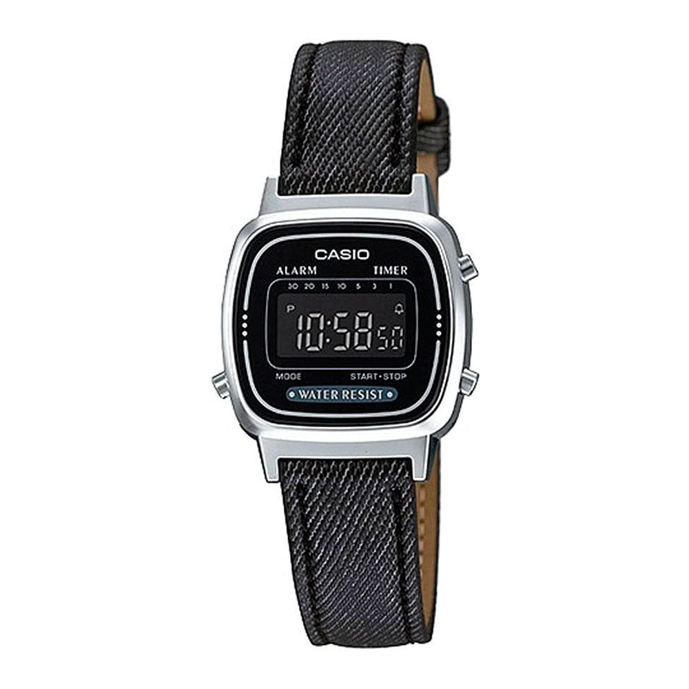 Reloj Casio Vintage LA670WL-1BDF Correa de Cuero - Dando la Hora