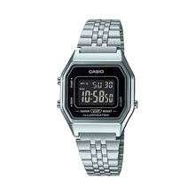 Reloj Casio Vintage LA680WA-1BDF Plateado Negro
