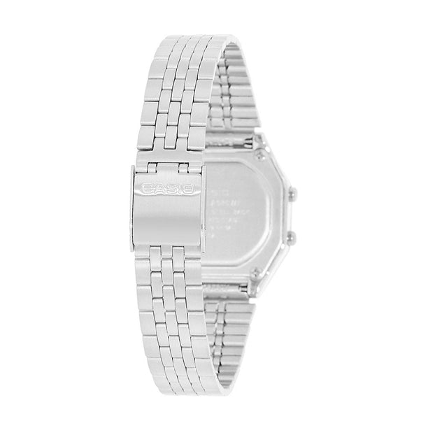 Reloj Casio Vintage LA680WA-1BDF Plateado Negro