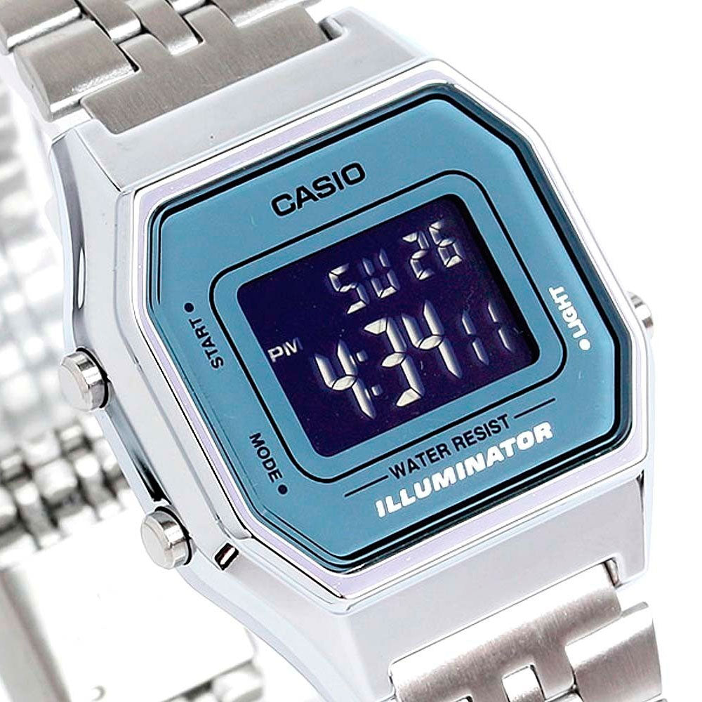 Reloj Casio Vintage LA680WA-2BDF Pantalla Negativa - Dando la Hora