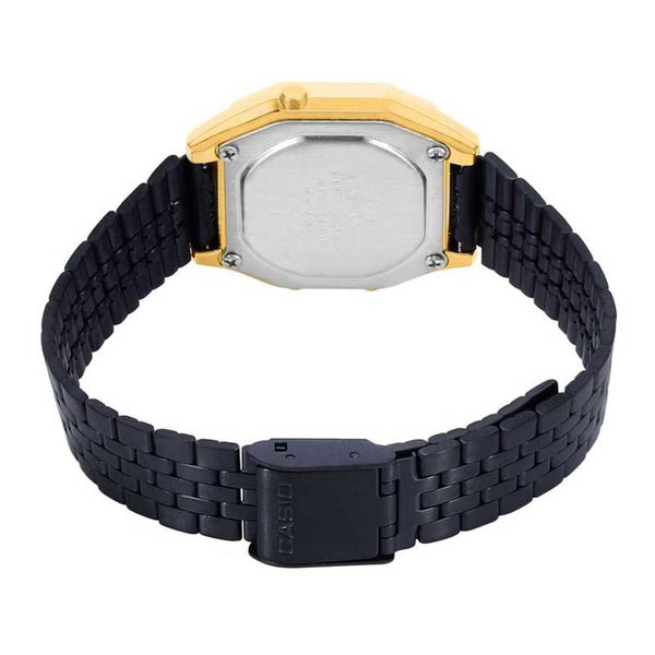 Reloj Casio Vintage LA680WEGB 1ADF Dorado Negro Dando la Hora Dando La Hora