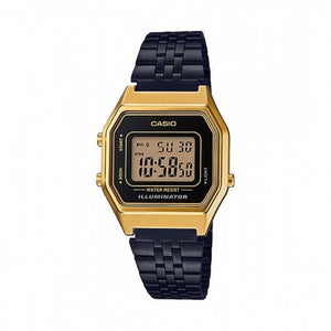 Reloj Vintage Casio LA680WEGB-1ADF Digital Metálico Dorado/Negro