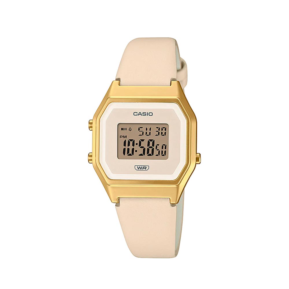 Reloj Casio Vintage LA680WEGL-4DF Correa de Cuero - Dando la Hora