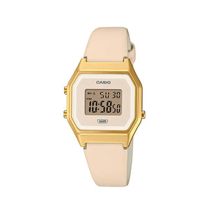 Reloj Casio Vintage LA680WEGL-4DF Correa de Cuero - Dando la Hora