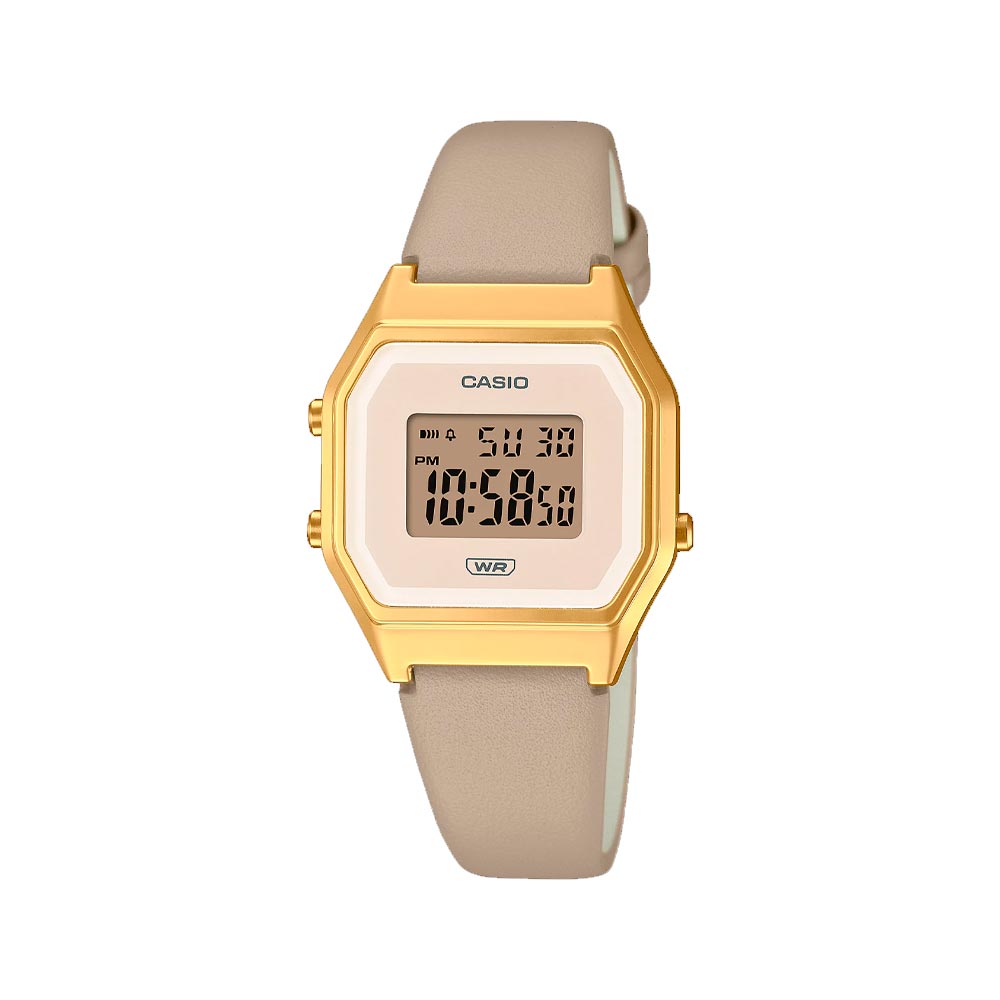 Reloj Casio Vintage LA680WEGL-5DF Correa de Cuero - Dando la Hora