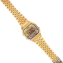 Reloj Casio Vintage LA680WGA-4CDF Dorado Flores
