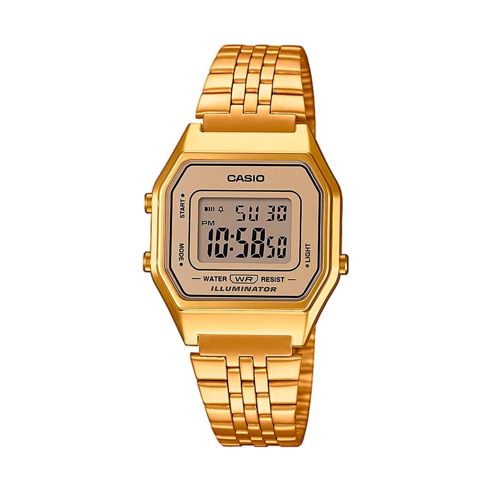 Reloj Casio Vintage LA680WGA 9DF Dorado Dando la Hora Dando La Hora