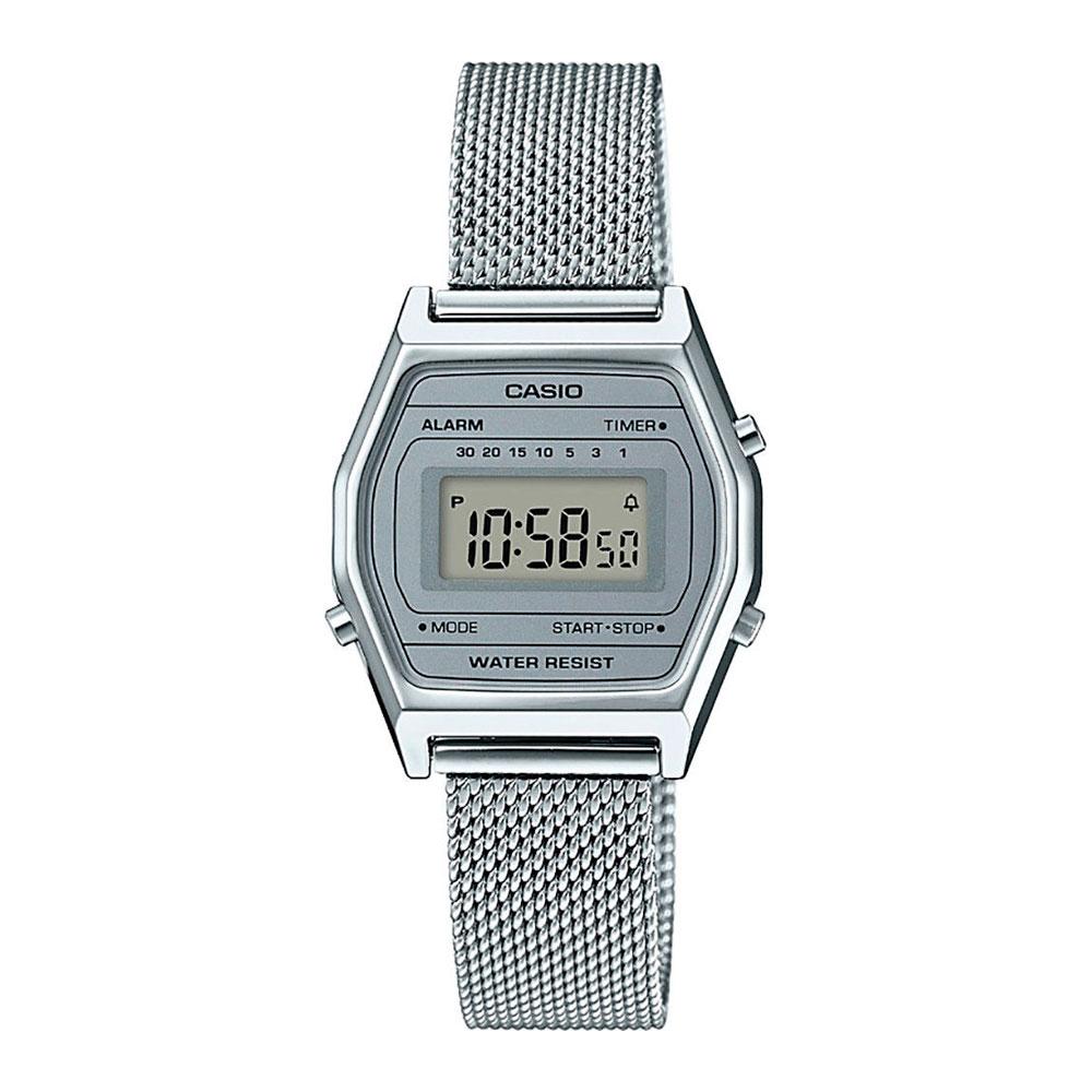 Reloj Casio Vintage LA690WEM-7DF Plateado Milanese