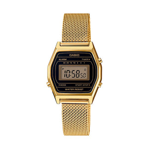 Reloj Casio Vintage LA690WEMY-1DF Dorado Milanese- Dando la Hora