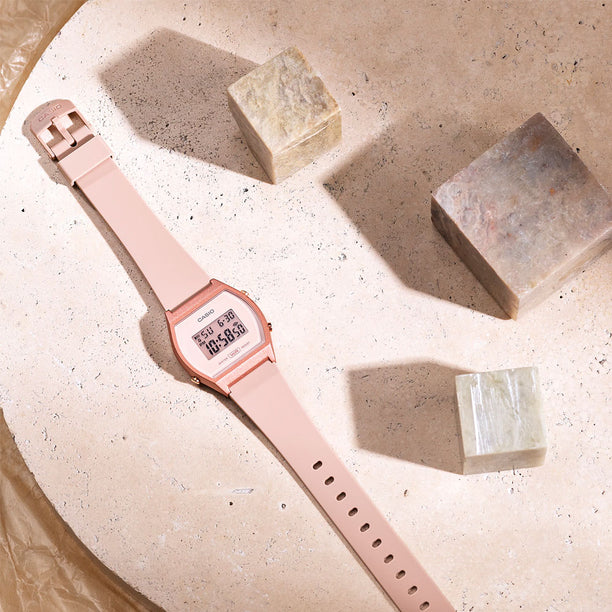 Reloj Casio Vintage LW-204-4ADF Rosado Digital - Dando la Hora