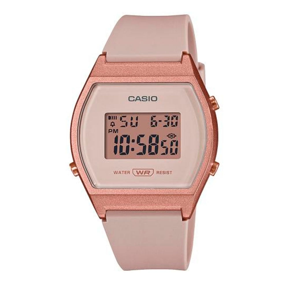 Reloj Casio Vintage LW-204-4ADF Rosado Digital - Dando la Hora
