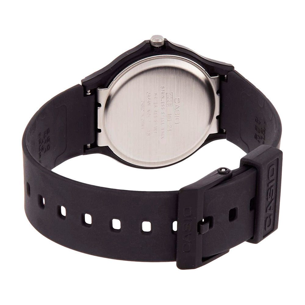 Reloj Casio Vintage MQ-24-1BLDF Negro Flat Dial - Dando la Hora