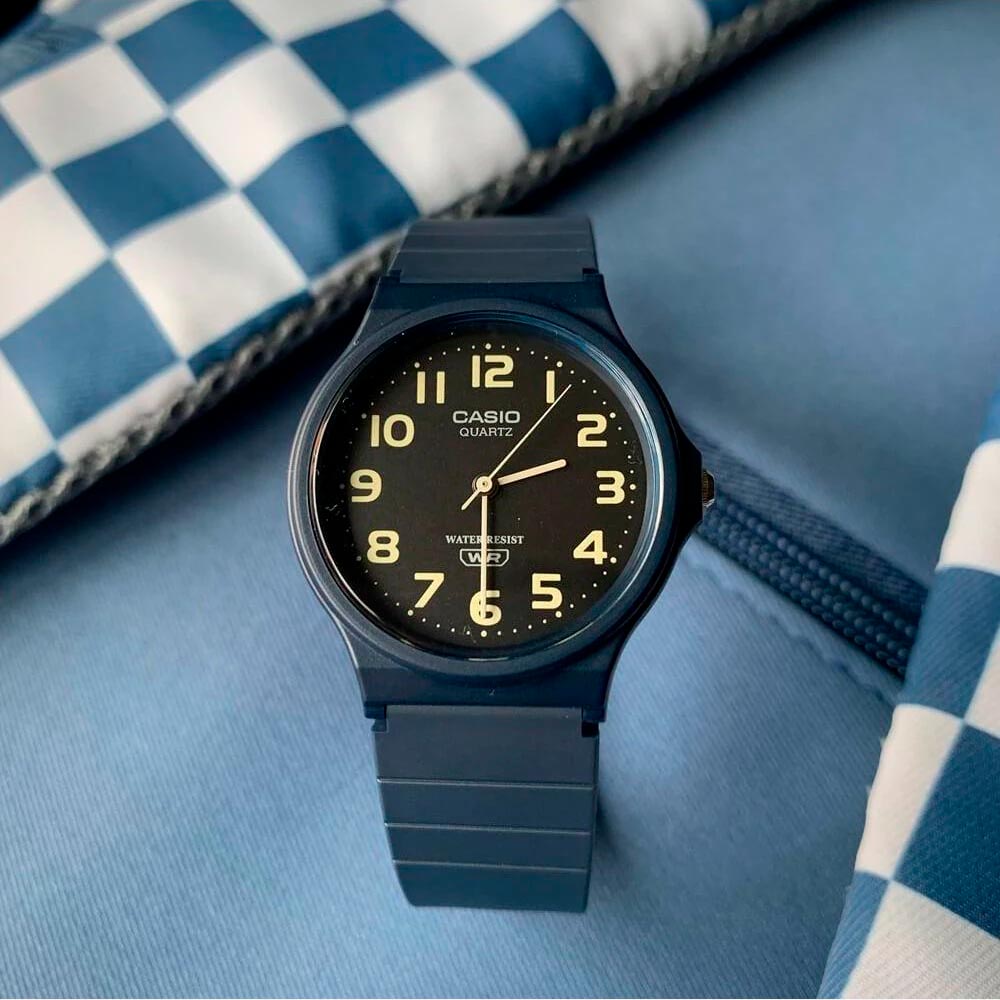Reloj Casio Vintage MQ-24UC-2BDF Negro Flat Dial - Dando la Hora