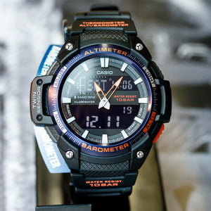 Reloj Casio Vintage Twin Sensor SGW-450H-2BCF Negro - Dando la Hora