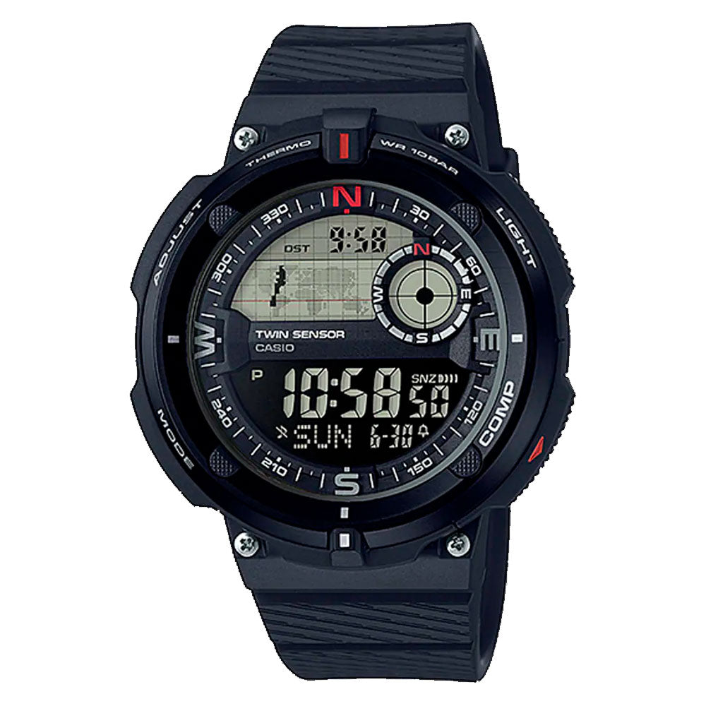 Reloj Casio Vintage Twin Sensor SGW-600H-1BCF Negro - Dando la Hora