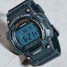 Reloj Casio Vintage Vibration Alarm W-736H-1AVDF Negro
