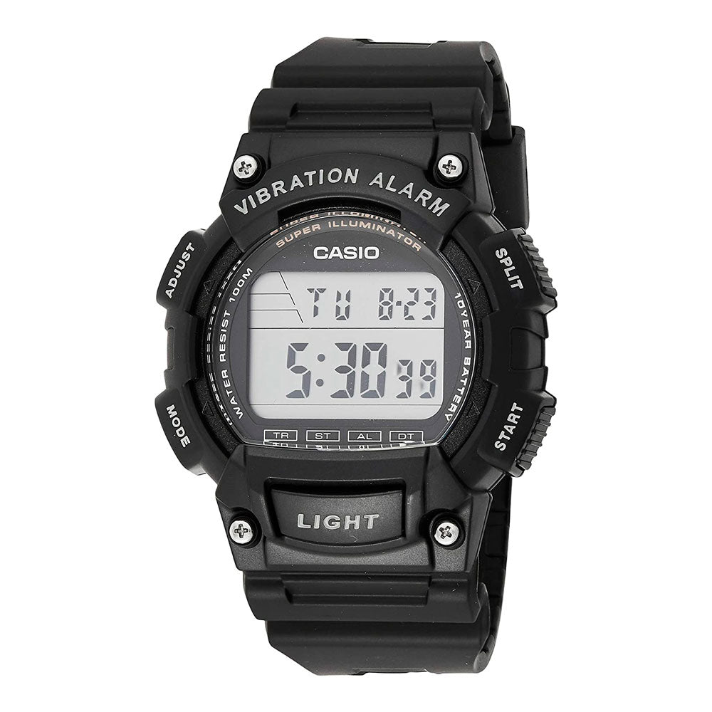 Reloj Casio Vintage Vibration Alarm W-736H-1AVDF Negro