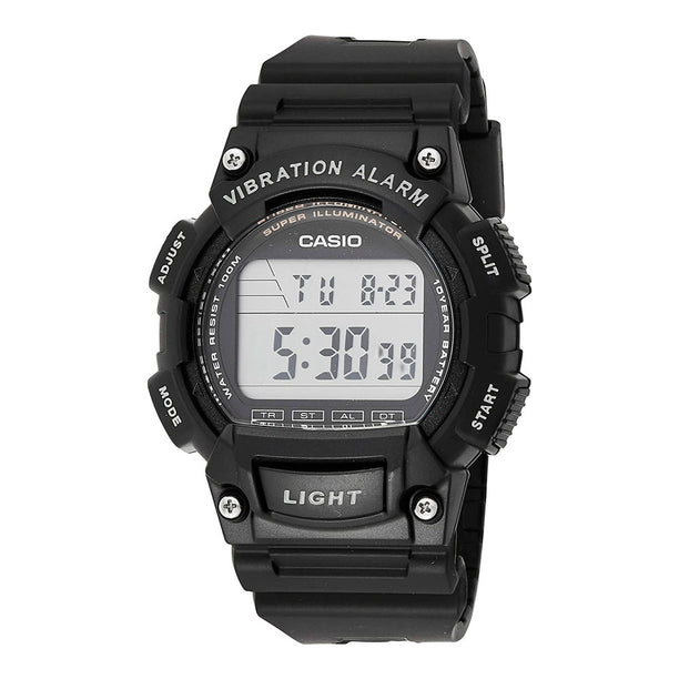 Reloj Casio Vintage Vibration Alarm W-736H-1AVDF Negro
