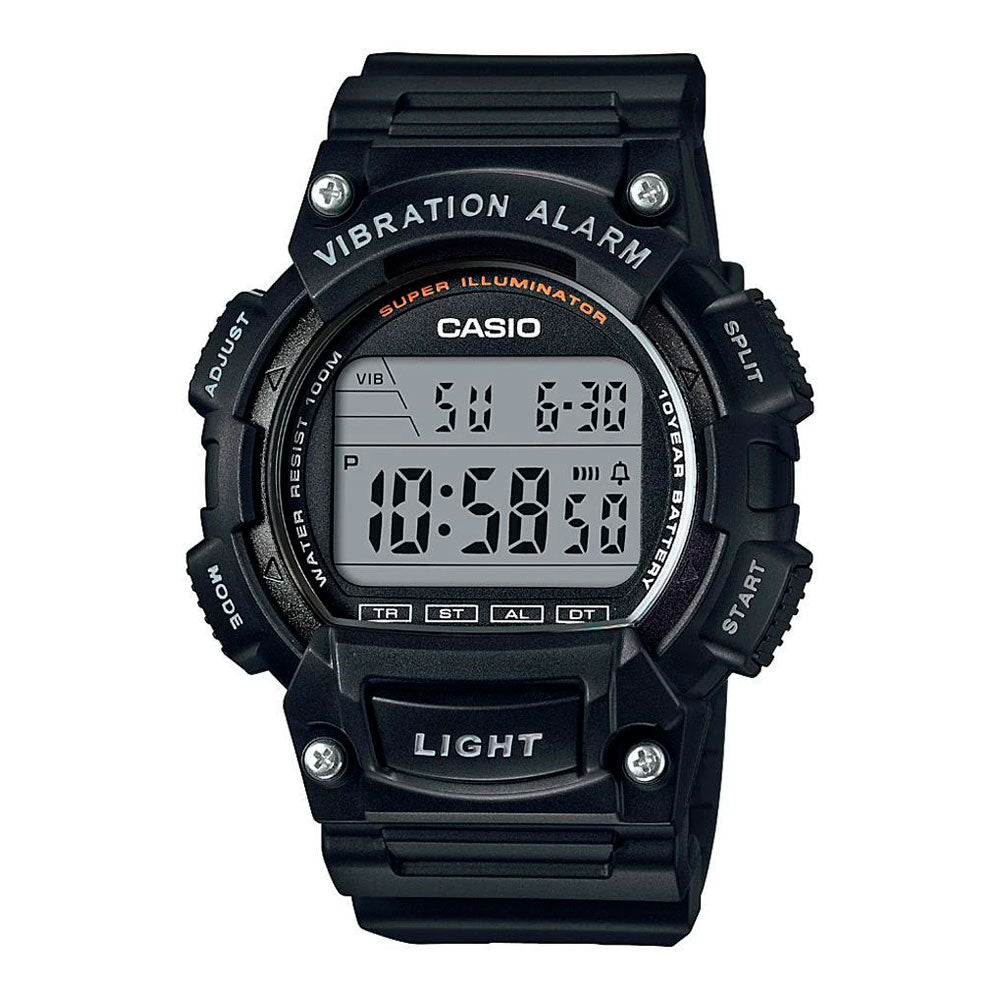 Reloj Casio Vintage Vibration Alarm W-736H-1AVDF Negro
