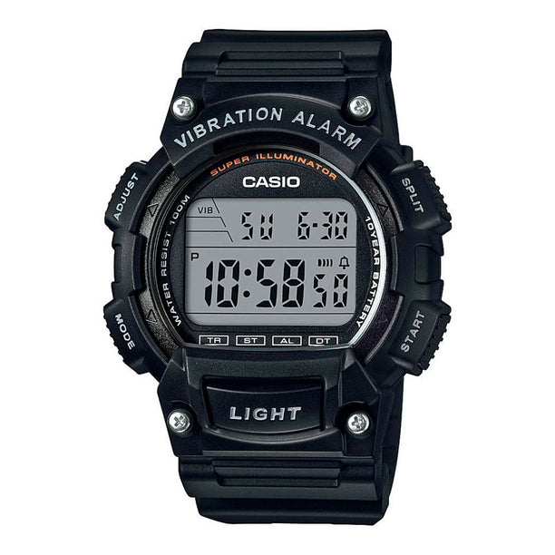 Reloj Casio Vintage Vibration Alarm W-736H-1AVDF Negro