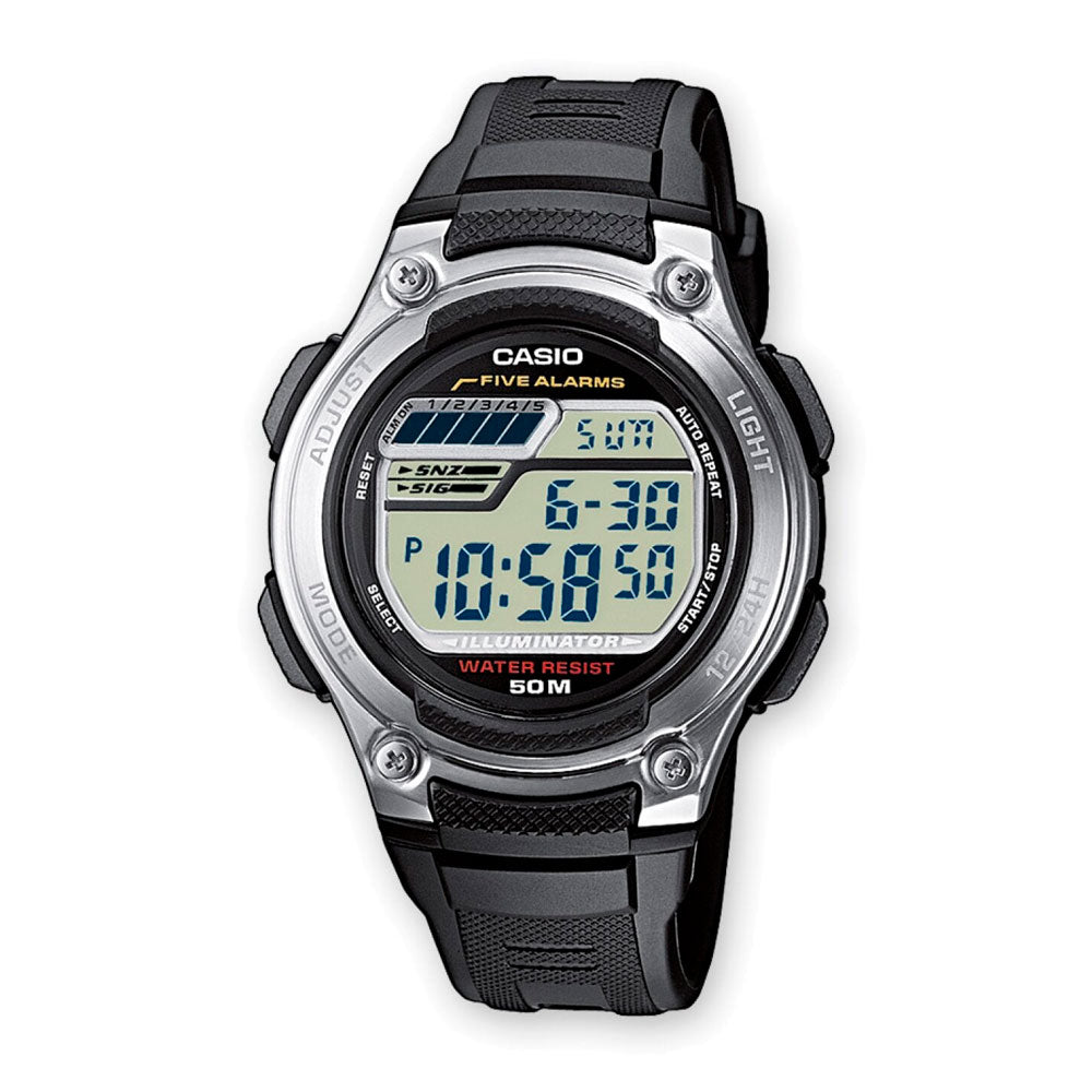 Reloj Casio Vintage W-212H-1AVES FIVE ALARMS - Dando la Hora