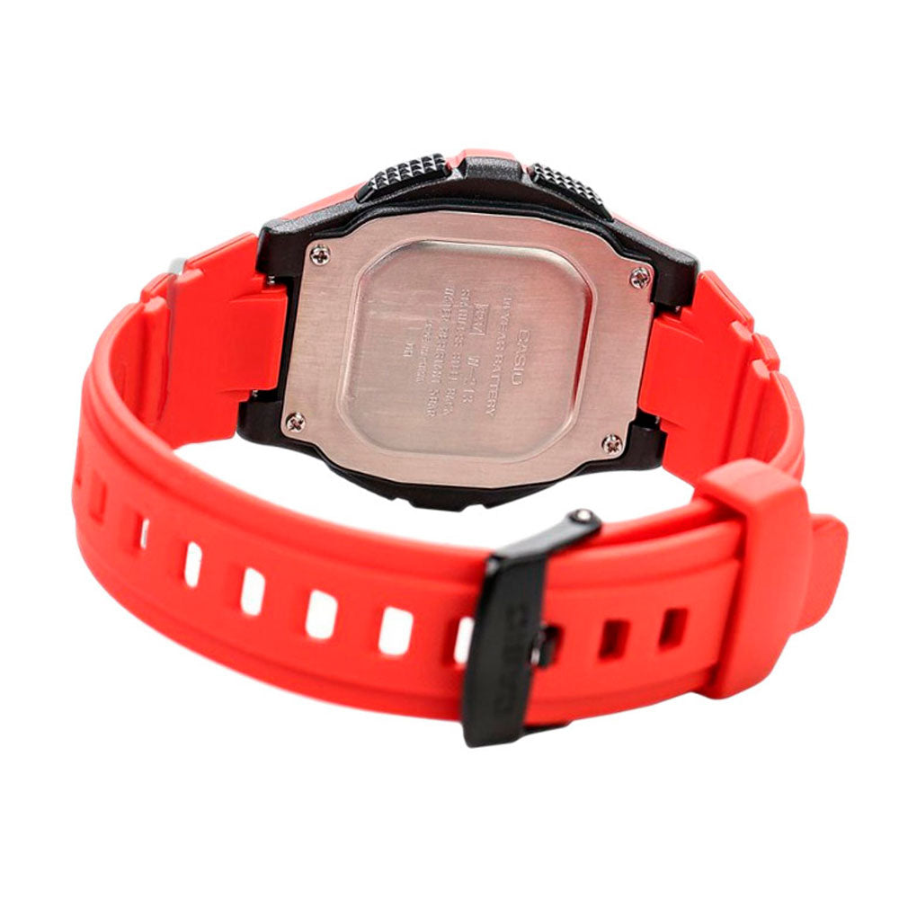 Reloj Casio Vintage W-213-4AVES Five Alarms Rojo - Dando la Hora