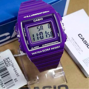 Reloj Casio Vintage W-215H-6AVDF Morado - Dando la Hora