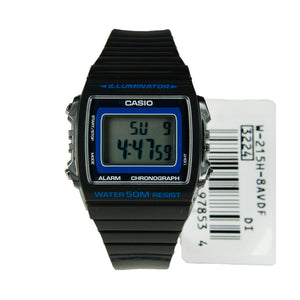Reloj Casio Vintage W-215H-8AVDF Negro / Azul