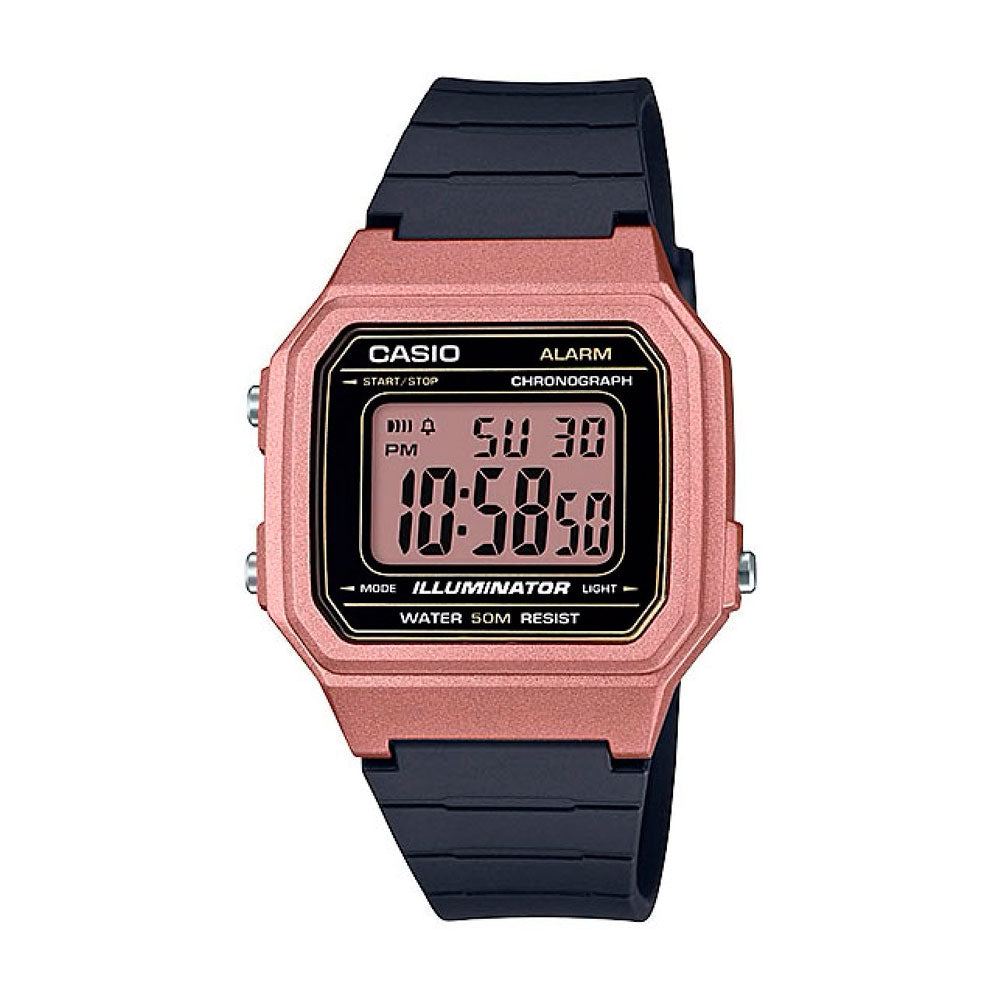 Reloj Casio Vintage W 217HM 5AVDF Rosado Dando la Hora Dando La Hora
