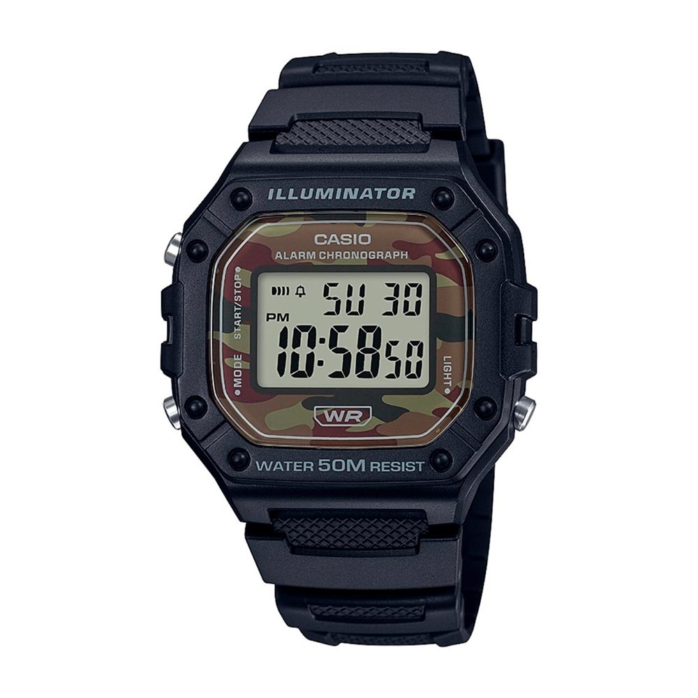 Reloj Casio Vintage W-218H-5BVDF Militar - Dando la Hora