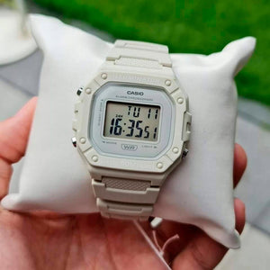 Reloj Casio Vintage W-218HC-8AVDF Blanco - Dando la Hora