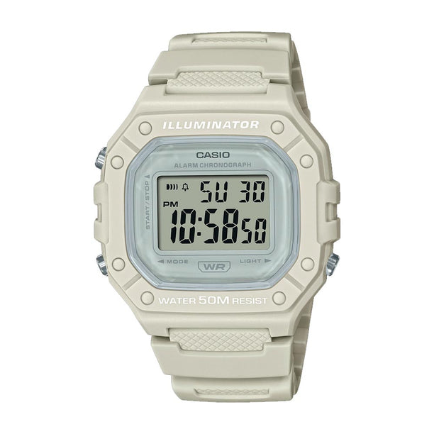 Reloj Casio Vintage W-218HC-8AVDF Blanco - Dando la Hora