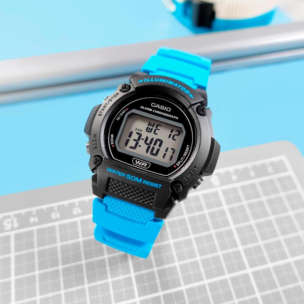 Reloj Casio Vintage W 219H 2A2VDF digital Dando la Hora Dando