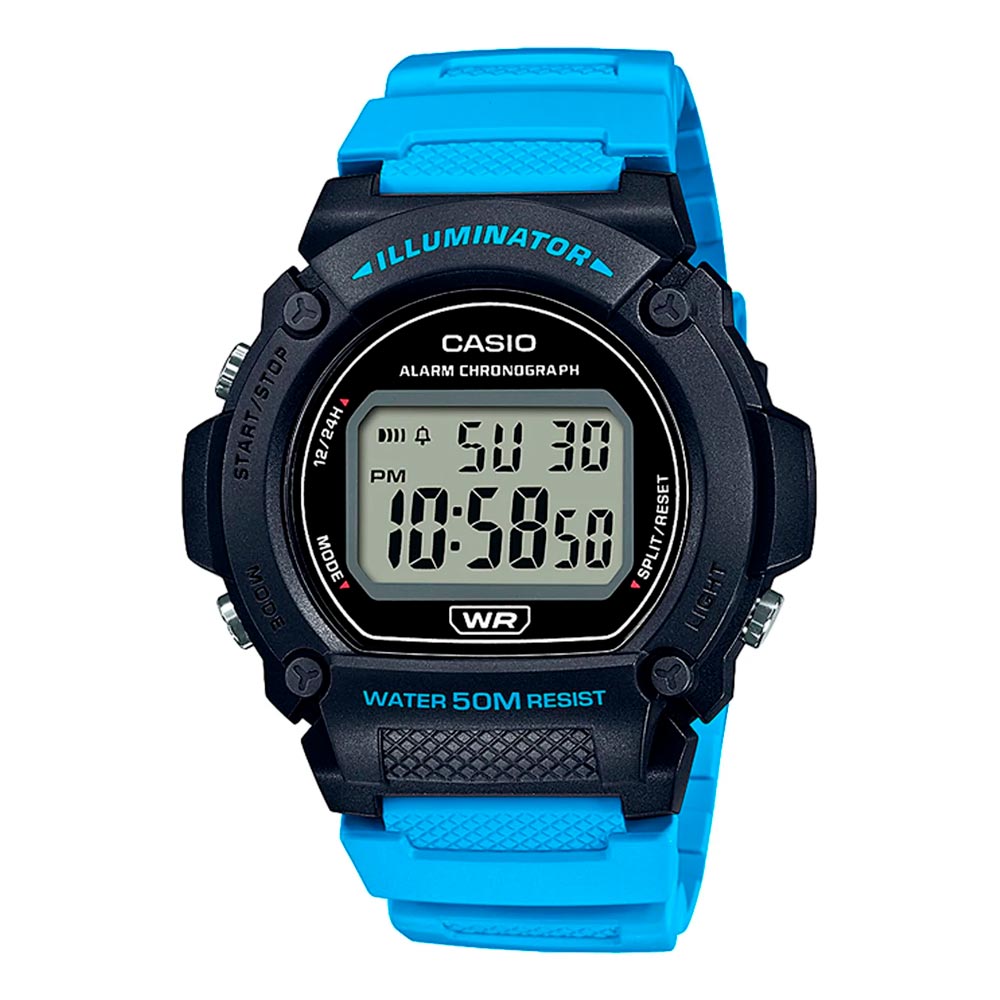 Reloj Casio Vintage W-219H-2A2VDF digital - Dando la Hora